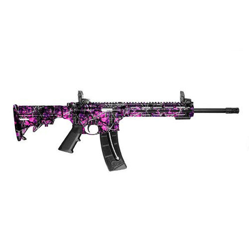 Smith & Wesson M&P15-22 22 LR 16.5" Sport Muddy Girl Camo view 2