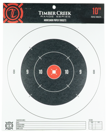 Timber Creek Marksman Paper Targets 10" 15 Pack White