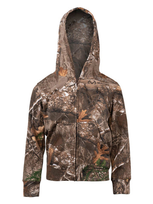 Kings Kids Classic Full-Zip Hoodie Large Realtree Edge KCK216-RE-L