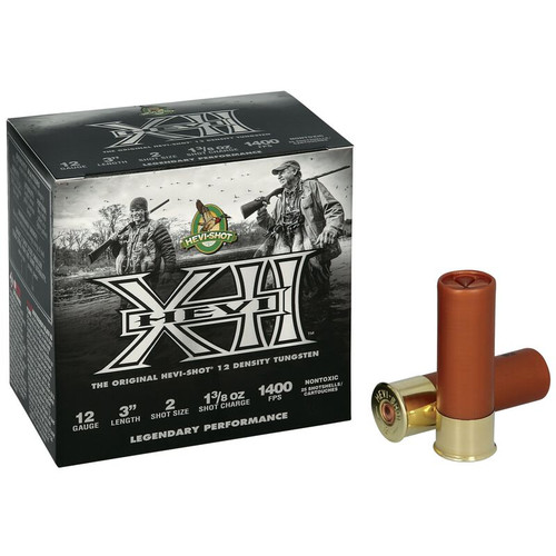 Hevi-Shot XII 12 Gauge 3 in 1 3/8 oz 2 Shot