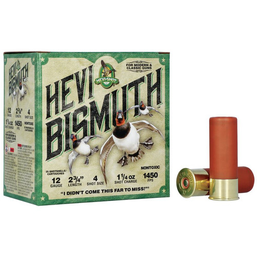 Hevi-Shot Bismuth 12 Gauge 2 3/4 in 1 1/4 oz 4 Shot view 3