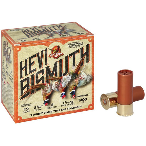 Hevi-Shot Bismuth Upland 12 Gauge 2 3/4 in 1 1/4 oz 3 Shot