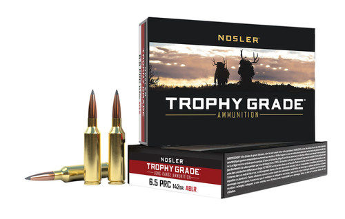Nosler Trophy Grade 6.5 PRC 142 Grain Spitzer AccuBond-Long Range view 2