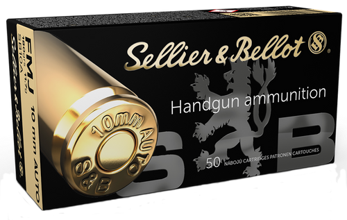 Sellier & Bellot Handgun 10mm 180 gr 1165 fps Jacketed Hollow Point