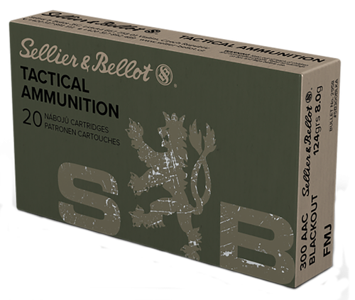 Sellier & Bellot 300 Blackout 124 gr 2165 fps Full Metal Jacket