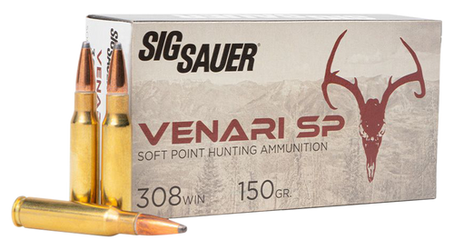 Sig Sauer Venari 308 Win 150 gr 2900 fps Soft Point view 2