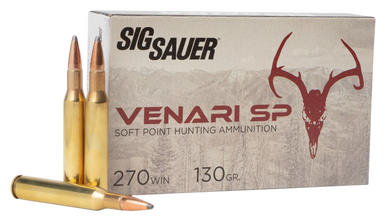 Sig Sauer Venari 270 Win 130 gr 3140 fps Soft Point