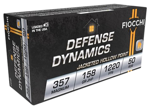 Fiocchi Defense Dynamics 357 Mag 158 Grain Jacketed Hollow Point 357BF