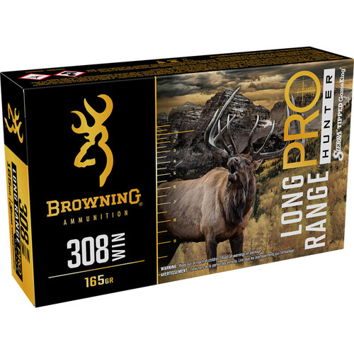 Browning Long Range Pro 308 Win 165 Grain Sierra Tipped B192503082