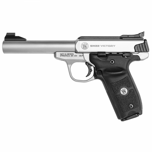 Smith & Wesson SW22 Victory MA Compliant 22LR 5.5" Stainless view 2