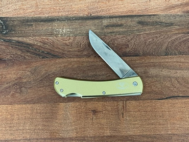 Moore Maker Lockback Clip Knife 4.5" Gold
