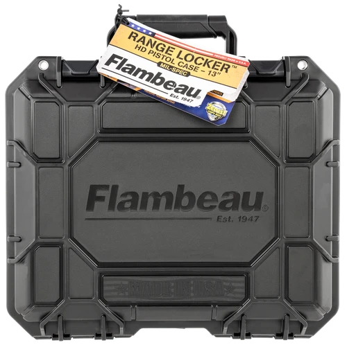 Flambeau Range Locker Pistol Case Black