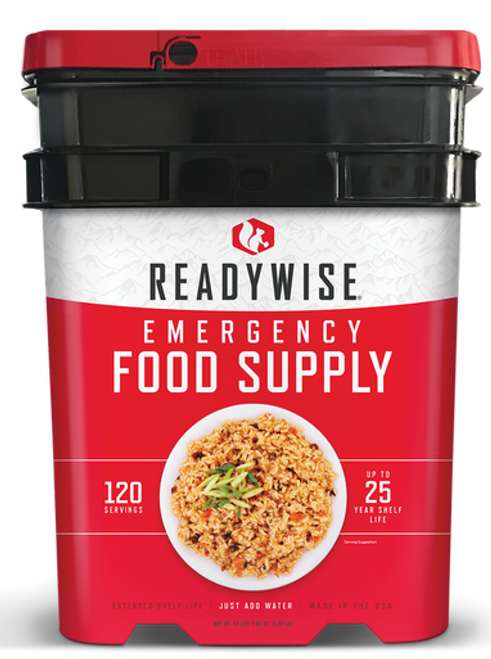 ReadyWise Freeze Dried Entrees 120 Servings Bucket RW01120