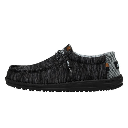 Hey Dude Wally Sox Polar Night Size 8 Black/Gray
