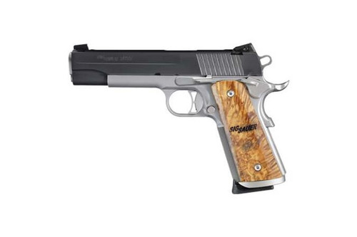 Sig Sauer 1911 STX 45 ACP 5" MA Compliant Stainless view 2