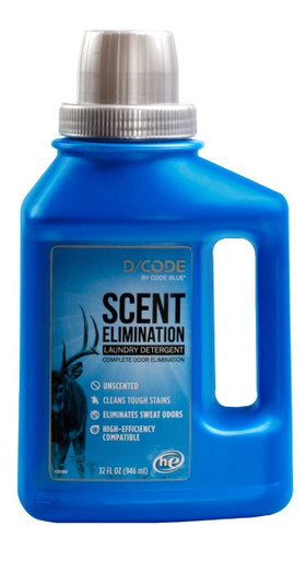 Code Blue D/Code Scent Eliminator Laundry Detergent 32 oz