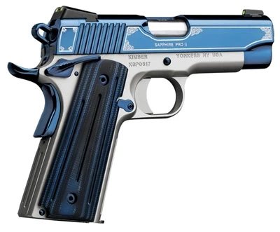 Kimber Sapphire Pro II 9mm 4" Blue Stainless Steel