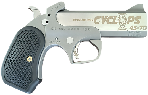 Bond Arms Cyclops 45-70 Gov 4.25" Stainless Steel