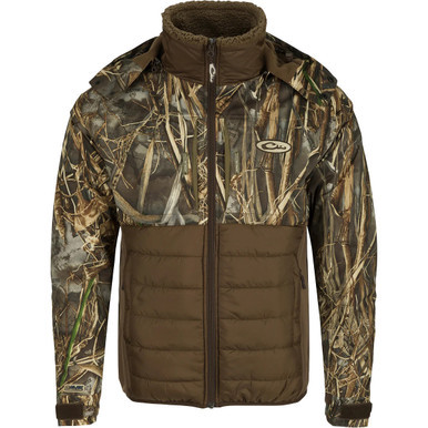 Drake LST Guardian Flex Double Down Eqwader Full Zip Jacket Small