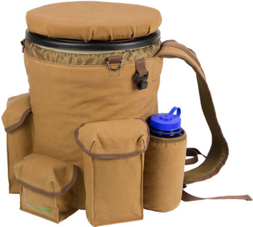 Peregrine Insulated Venture Bucket Pack 5 Gallon Brown Duck Canvas PFG-VBP3B-BRN