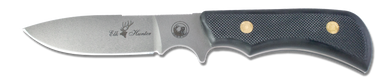 Knives of Alaska Trekker Elk Hunter 4.375" Drop Point w/ Gut Hook Black