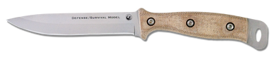 Knives of Alaska Defense Survival 6" Tan