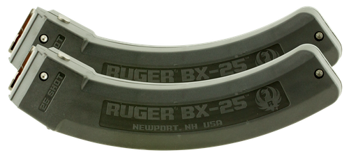 Ruger BX-25 22 LR 25 Round Magazine Black 2 Pack