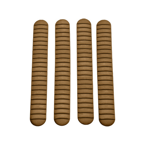 B5 Systems M-LOK Rail Cover 4 Pack Coyote Brown view 2