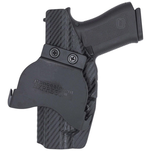 Rounded Glock 48/48 MOS OWB Holster Optics Ready Carbon Fiber