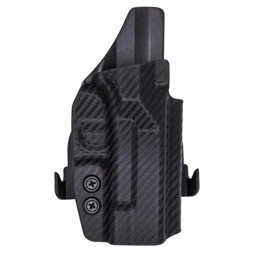 Rounded Sig Sauer P365 OWB Optics Ready Kydex Paddle Holster Carbon Fiber