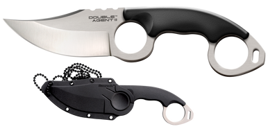 Cold Steel Double Agent 3" Black Fixed