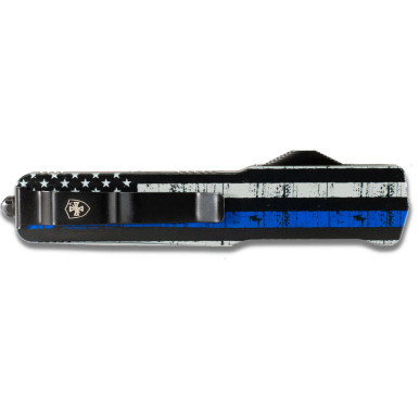 Templar Knife Gen II Back The Blue Drop Point 1.85" OTF
