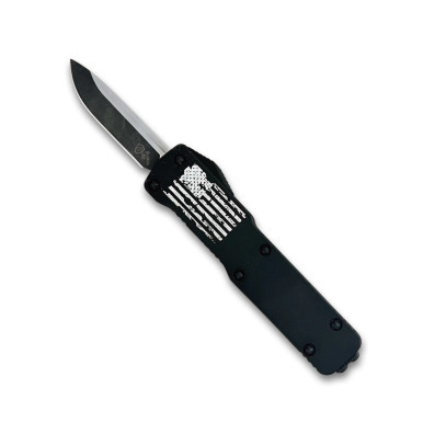 Templar Knife Cali Legal Micro US Flag Drop Point 1.85" OTF