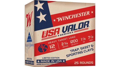 Winchester USA Valor 12 GA 1 1/8 oz 7.5 Shot