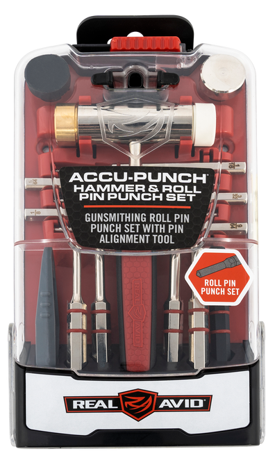 Real Avid Accu-Punch Hammer & Roll Pin Punch Set Tool