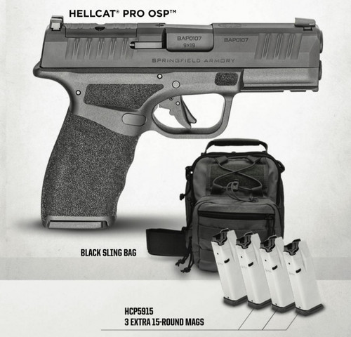 Springfield Hellcat Pro OSP 9mm 3.7" Black