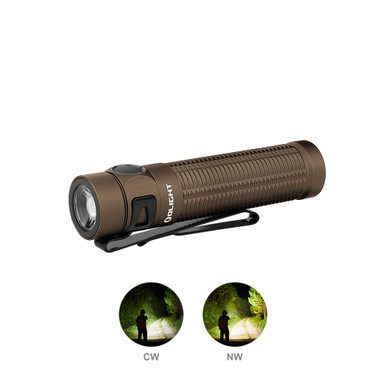 Olight Baton 3 Pro NW Flashlight Desert Tan