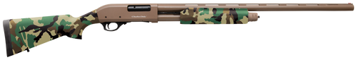 Charles Daly 301 12 Gauge 28" FDE & Woodland Camo 930.330