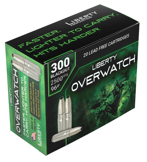 Liberty Ammunition Overwatch 300 Blackout 96 gr