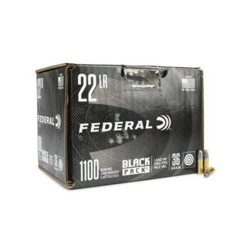 Federal Black Pack 22 LR 36 Grain