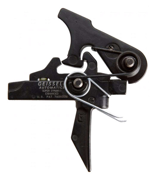 Geissele Automatics SD-E Two Stage Flat Trigger 2.9-3.8" lbs Black
