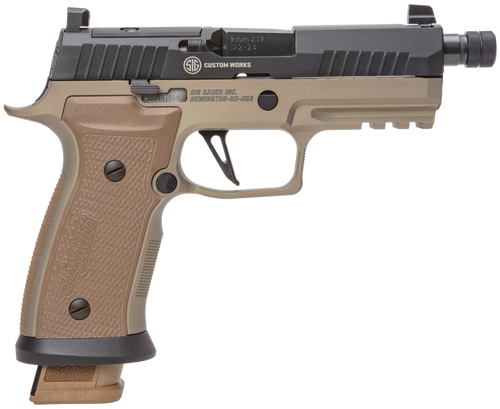 Sig Sauer P320 AXG Combat 21+1 4.6" 9mm FDE 320AXGCA-9-CW-CBT-TB-R2