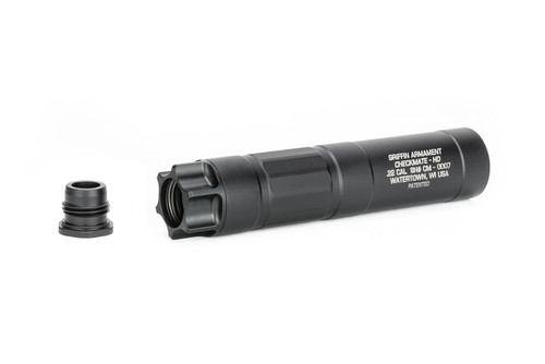 Griffin Checkmate-HD 5.7x28mm 7075-T6 Aluminun Suppressor Black GACMHD22W