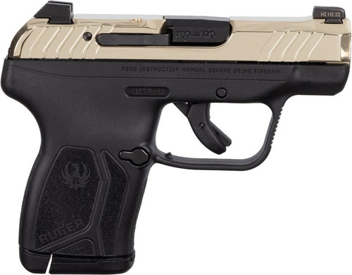 Ruger LCP MAX 380 ACP 2.75" Black & Gold