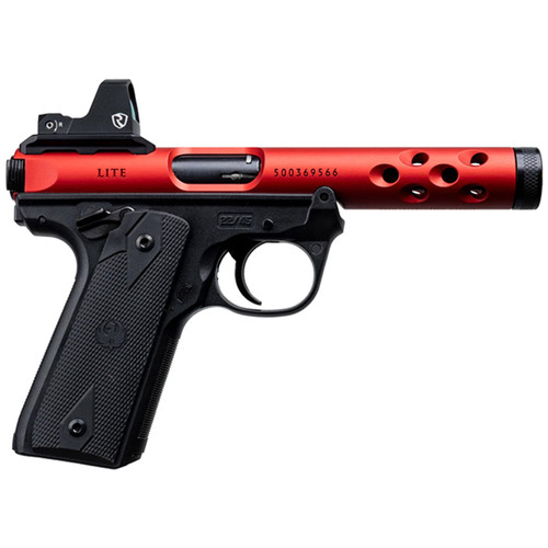 Ruger Mark IV 22/45 Lite 22 LR 4.4" Black & Red