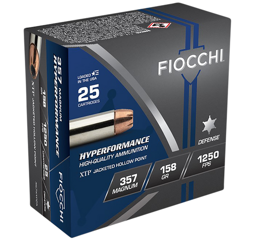 Fiocchi Hyperformance 357 Mag 158 gr Hornady XTP Hollow Point