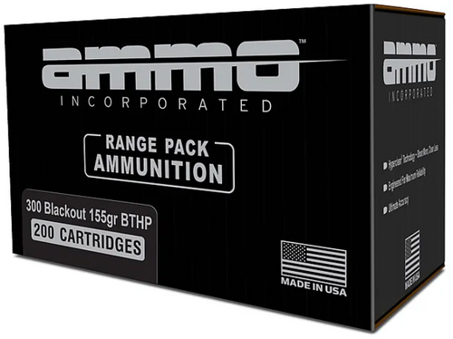 Ammo Inc Signature 300 Blackout 155 Grain BTHP Brass Case Rifle