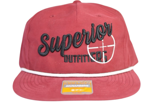 Superior Richardson Hat Cardinal & White
