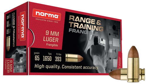 Norma Range & Training 9mm 65 gr Frangible