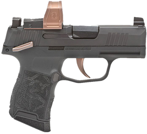 Sig Sauer P365 Rose Kit w/Red Dot Micro-Compact Frame 380 ACP 3.1" Black